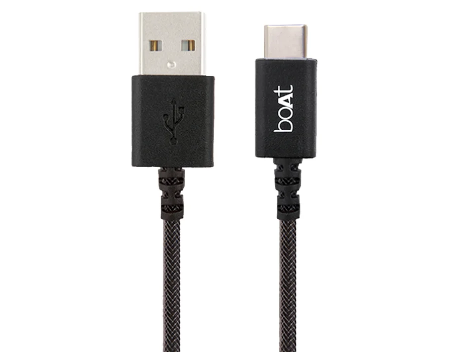 boAt A400 USB Type C Data Cable — Grey