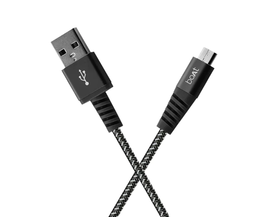 boAt Rugged V3 Micro USB 1.5 Meter — Black