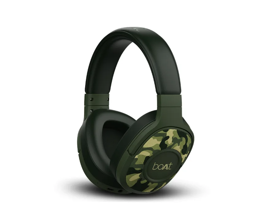 boAt Rockerz 550 — Army Green