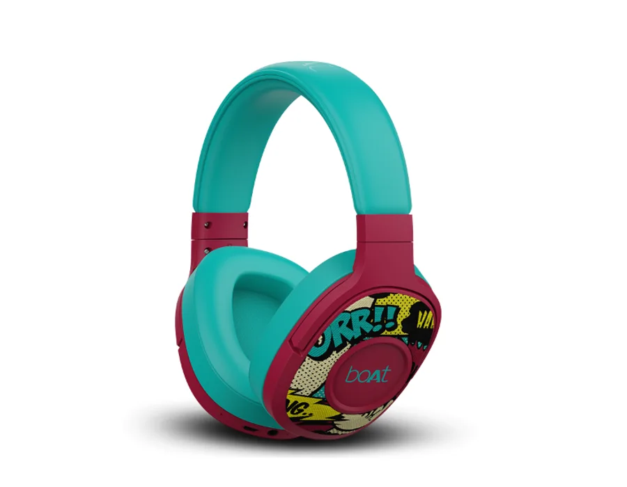 boAt Rockerz 550 — Maroon Maverick