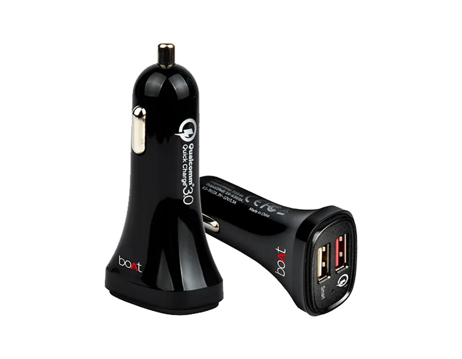 boAt Dual Port Rapid Car Charger (Qualcomm Certified)