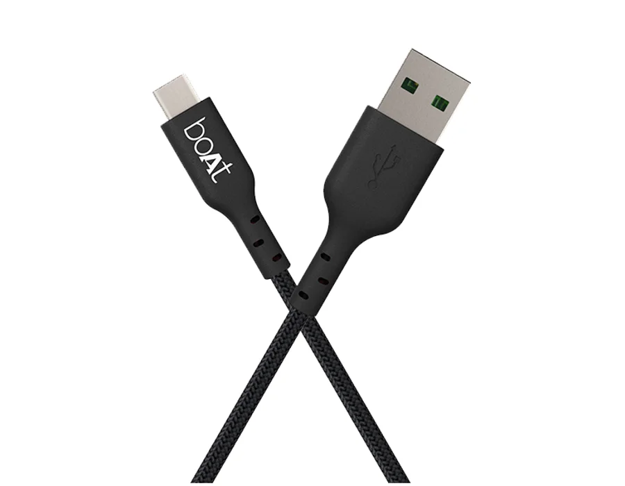 boAt A 350 Type C Cable 1.5 Meter — Black