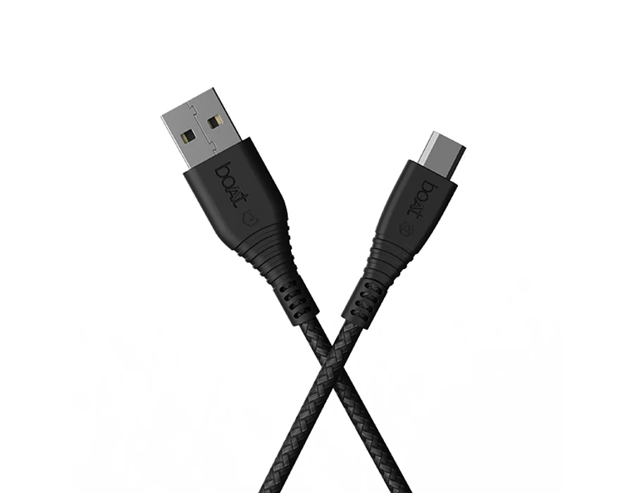 boAt Micro USB 55 Premium Braided Charging 1.5M Tangle Free Cable