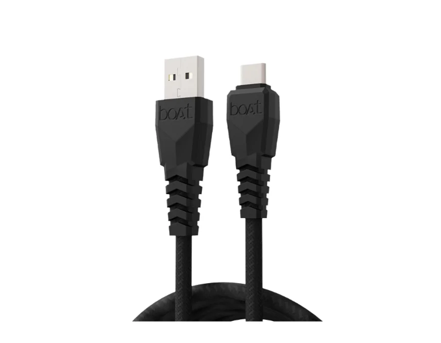 boAt Type C A320 Braided Charging Cable (3A Rapid Charge) 1.5 Meter