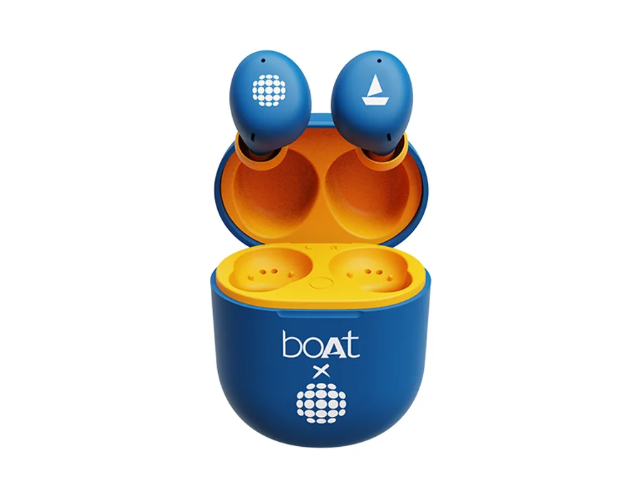 boAt Airdopes 383 Sunburn Edition — Jazzy Blue