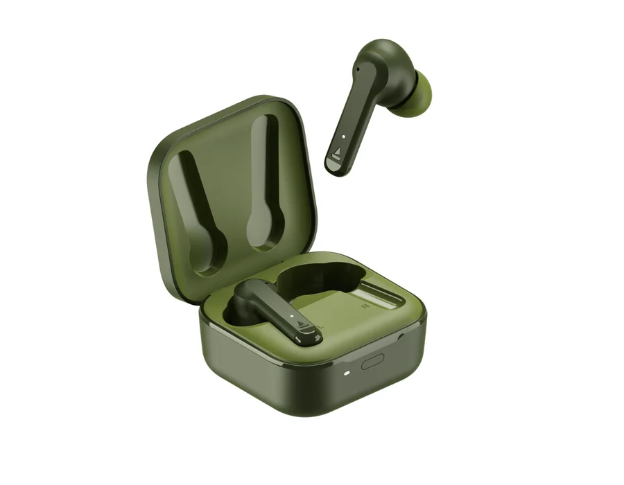 boAt Airdopes 458 — Olive Green