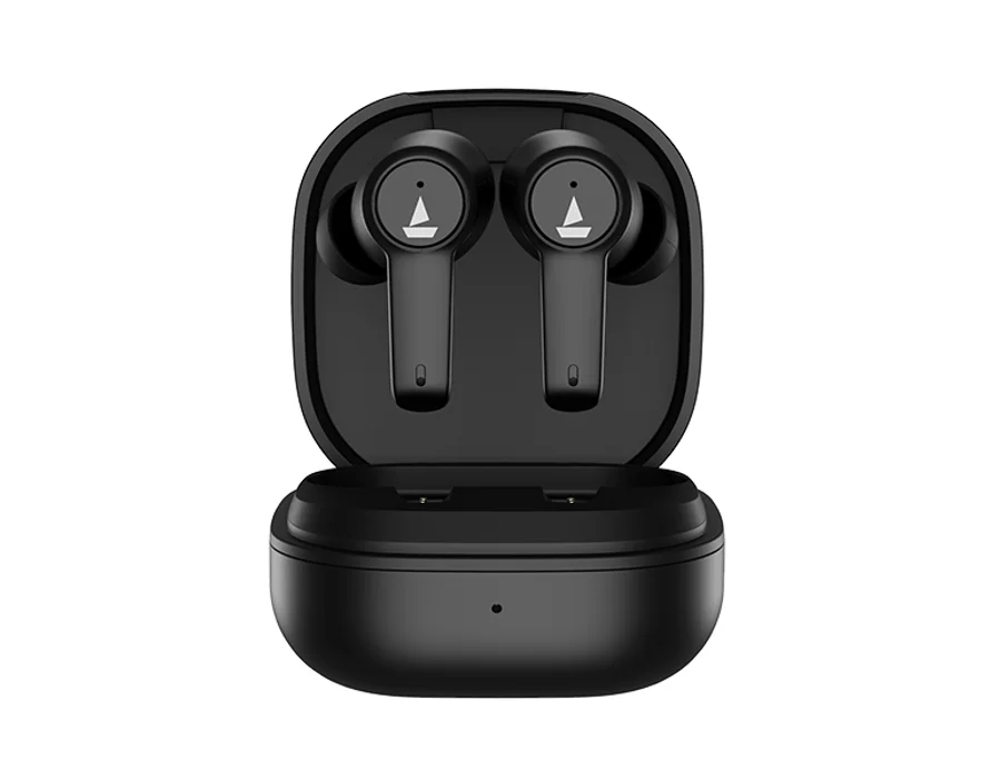 boAt Airdopes 418 ANC — Black Storm