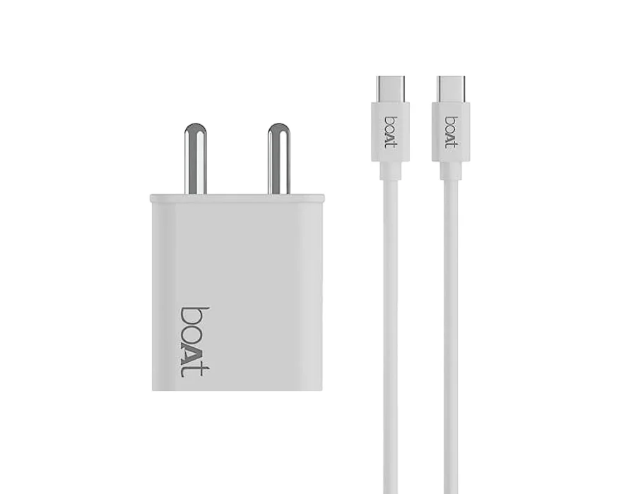 boAt DV 22.5W QCPD White with Free PD Cable