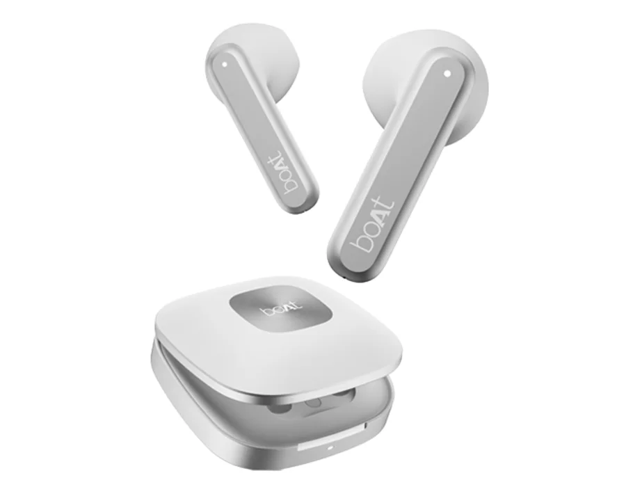 boAt Airdopes Genesis — White Purity