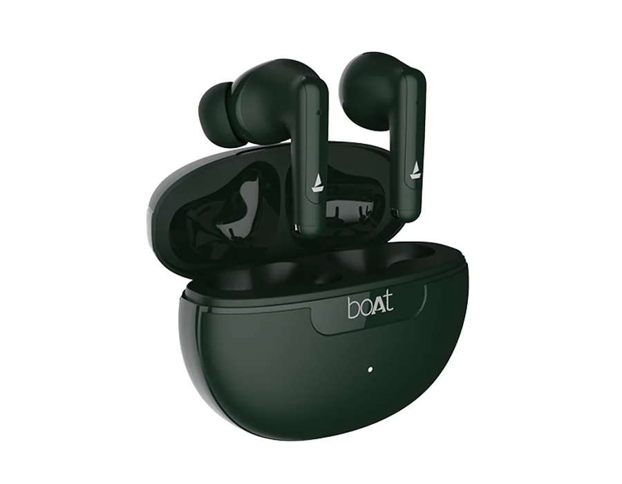 boAt Airdopes 161 ANC — Green