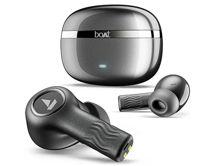 boAt Nirvana Ion ANC — Crest AI / Smart Crystal Black