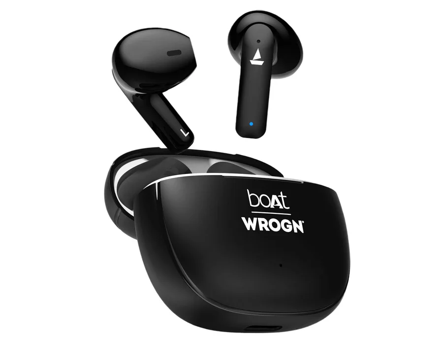 boAt Airdopes 118 Wrogn Edition — Opal Black