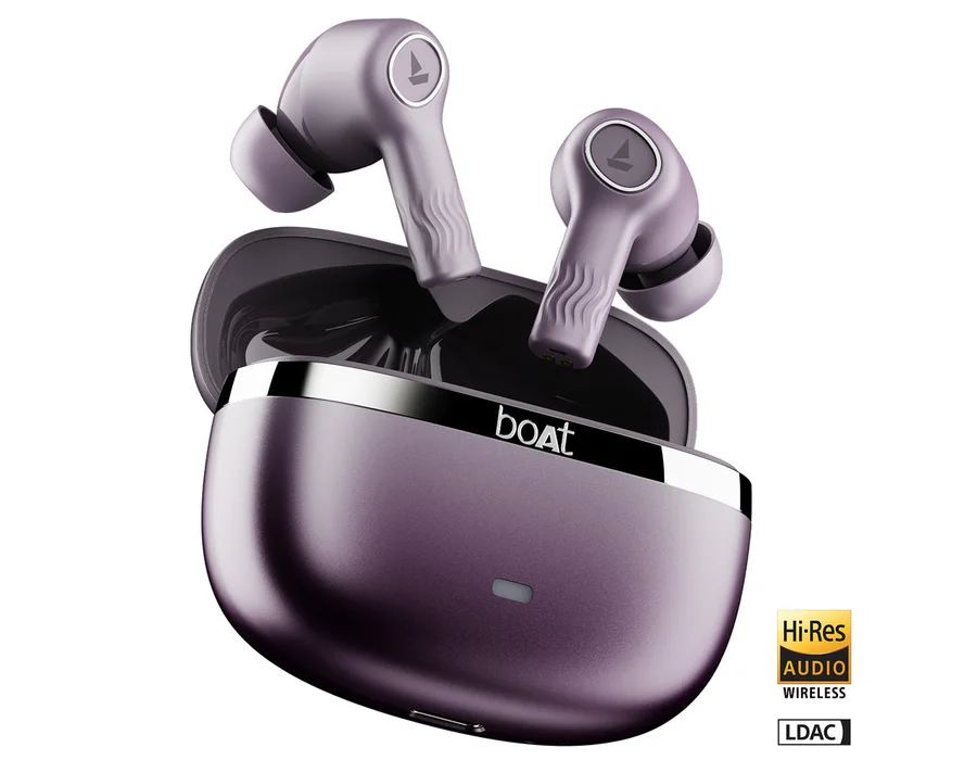 boAt Nirvana Ion ANC Pro — Rose Quartz