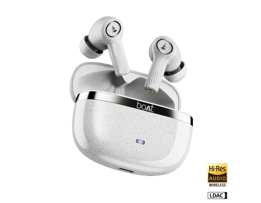 boAt Nirvana Ion ANC Pro — Quartz White