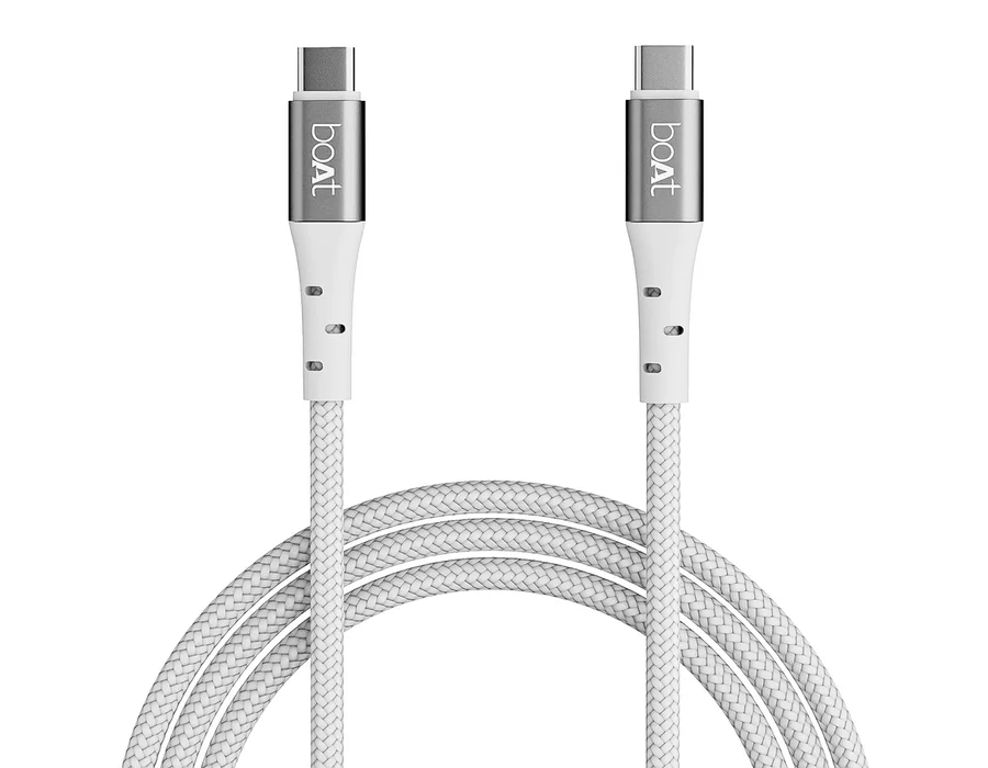boAt C300 Fast Charging Cable — White