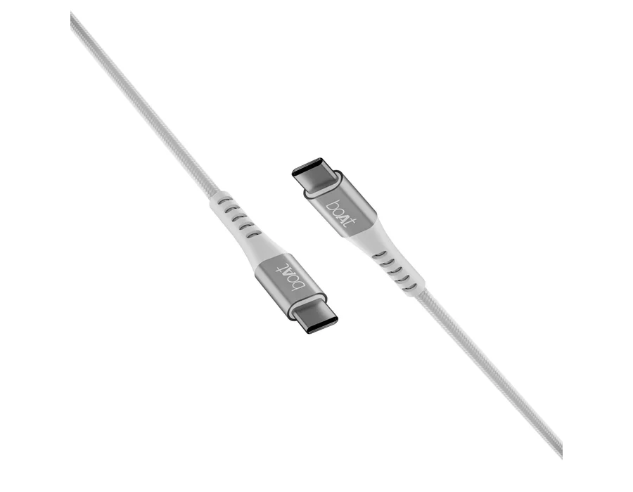 boAt C600 Fast Charging Cable — White