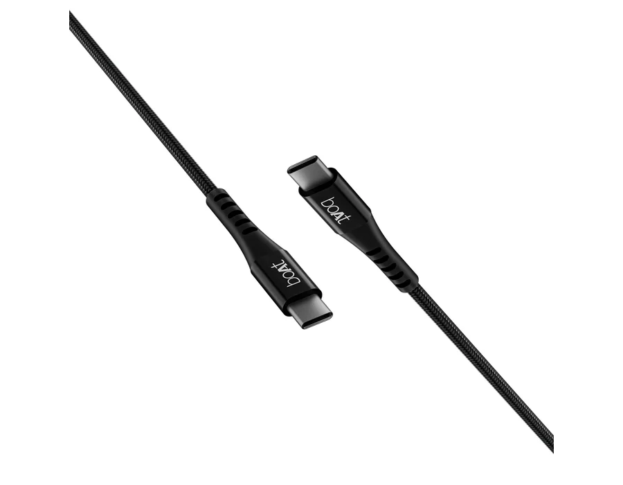boAt C600 Fast Charging Cable — Black
