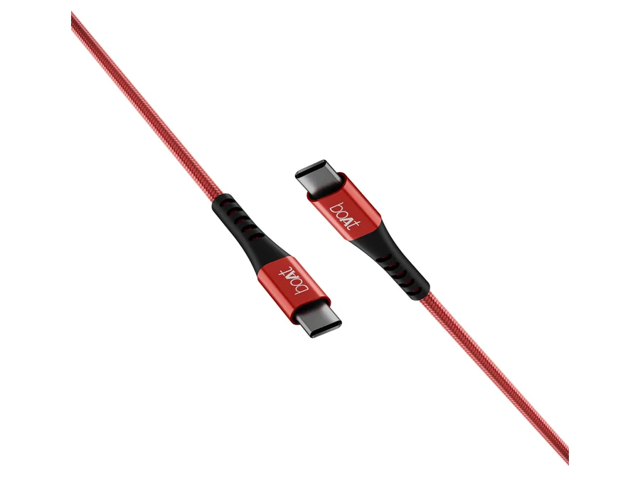 boAt C600 Fast Charging Cable — Red
