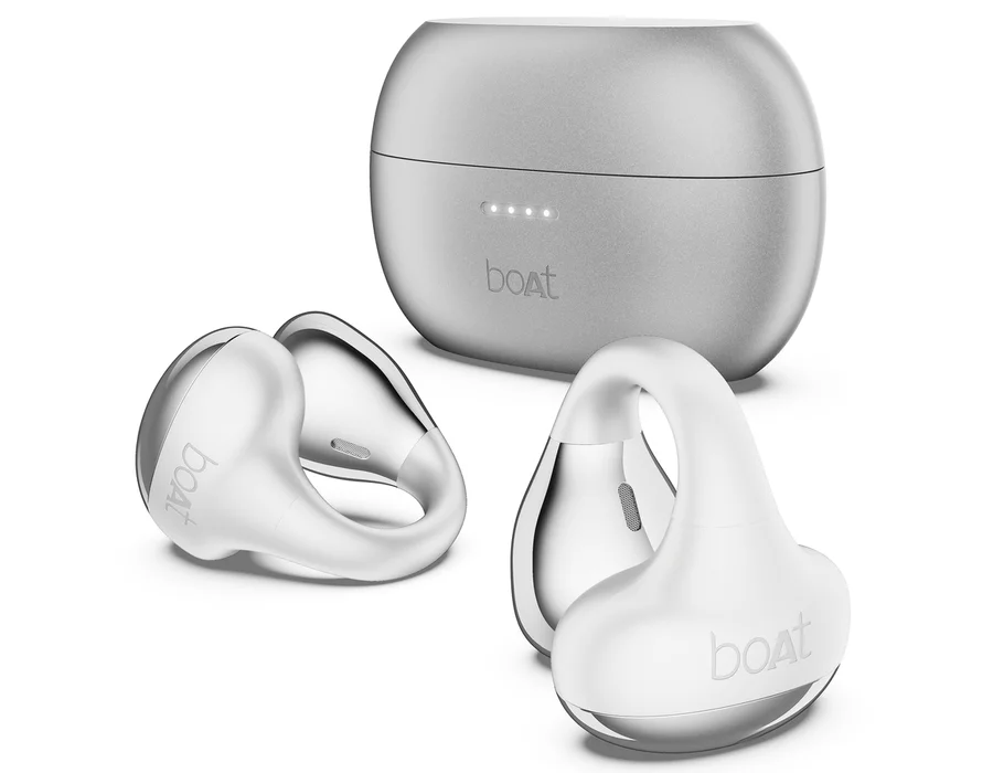 boAt Airdopes Loop — Pearl White