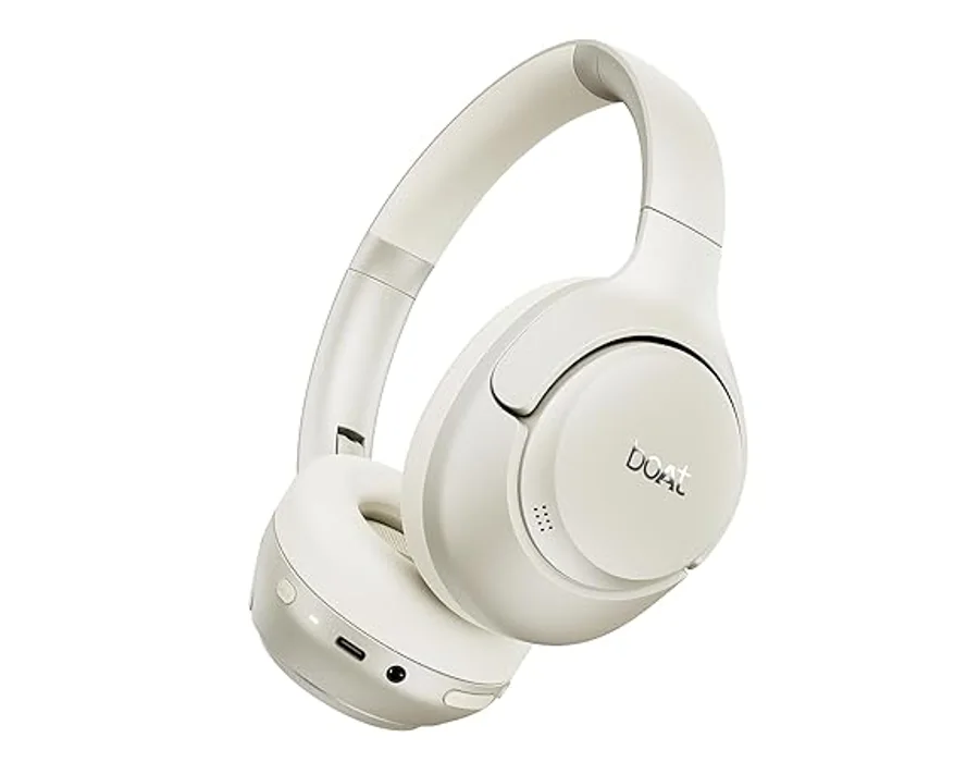 boAt Rockerz 551 ANC Pro — Hazel Beige