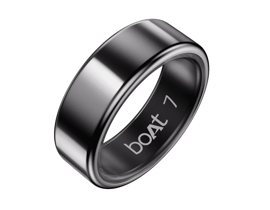 boAt Smart Ring Active Plus — Midnight Black / 10