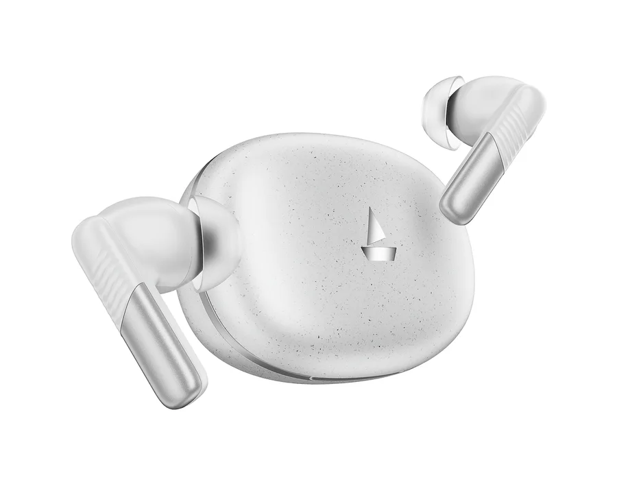 boAt Airdopes Prime 412 — Lunar White