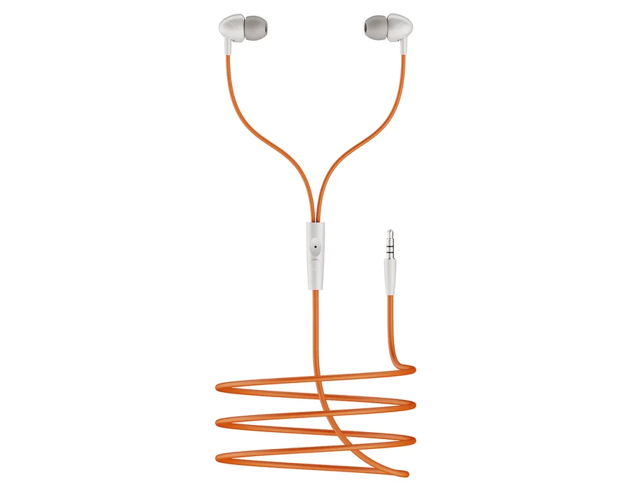 boAt Bassheads 211 — Off White Orange