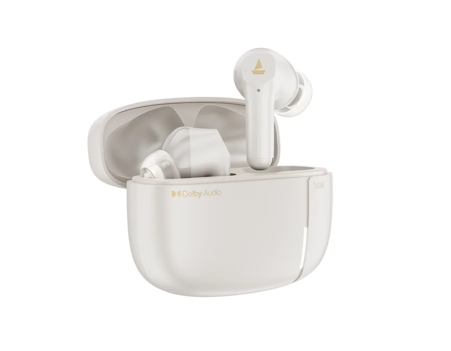 boAt Airdopes Prime 800D — Non AI / Swedish White