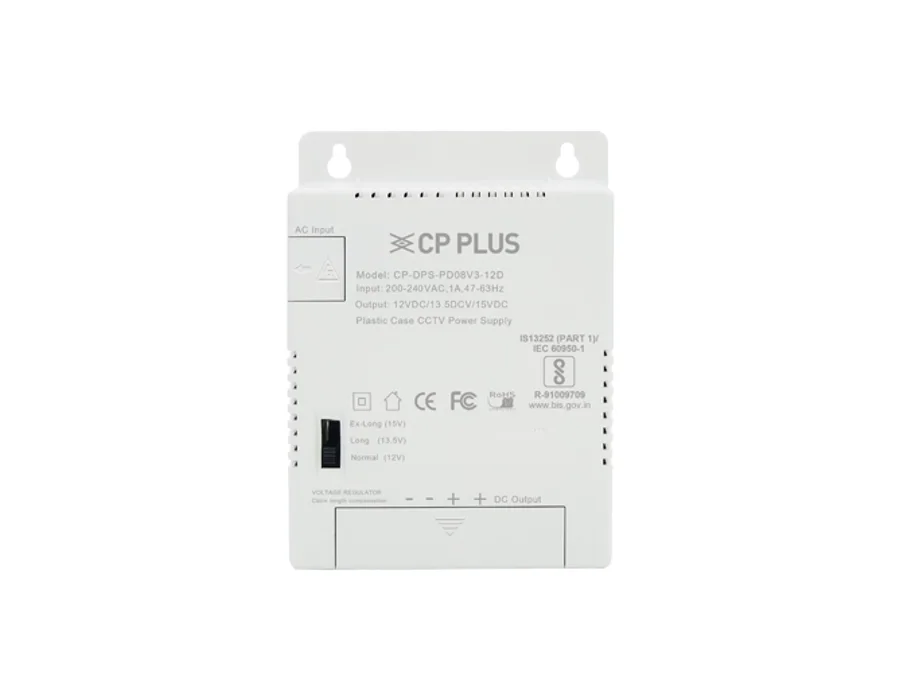 CP Plus CP-DPS-PD08V3-12D – 8 Channel Power Supply