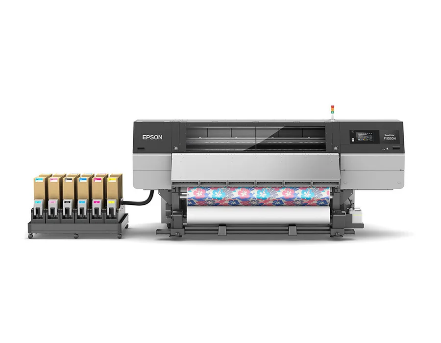 Epson SureColor SC-F11030H 193cm (76”), 6-Colour Dye Sublimation Textile Printer