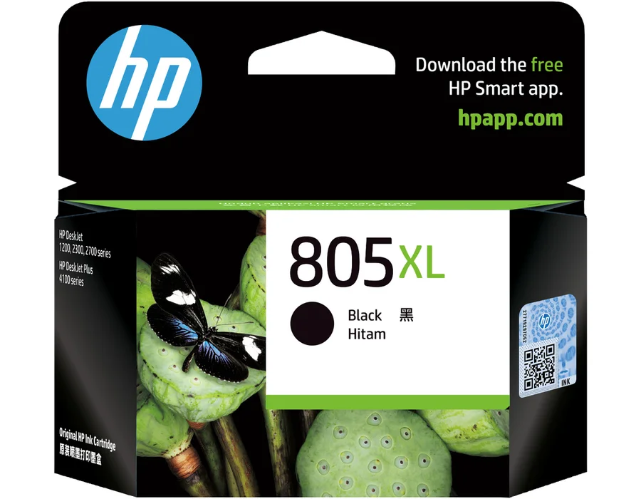HP 805XL High Yield Black Original Ink Cartridge