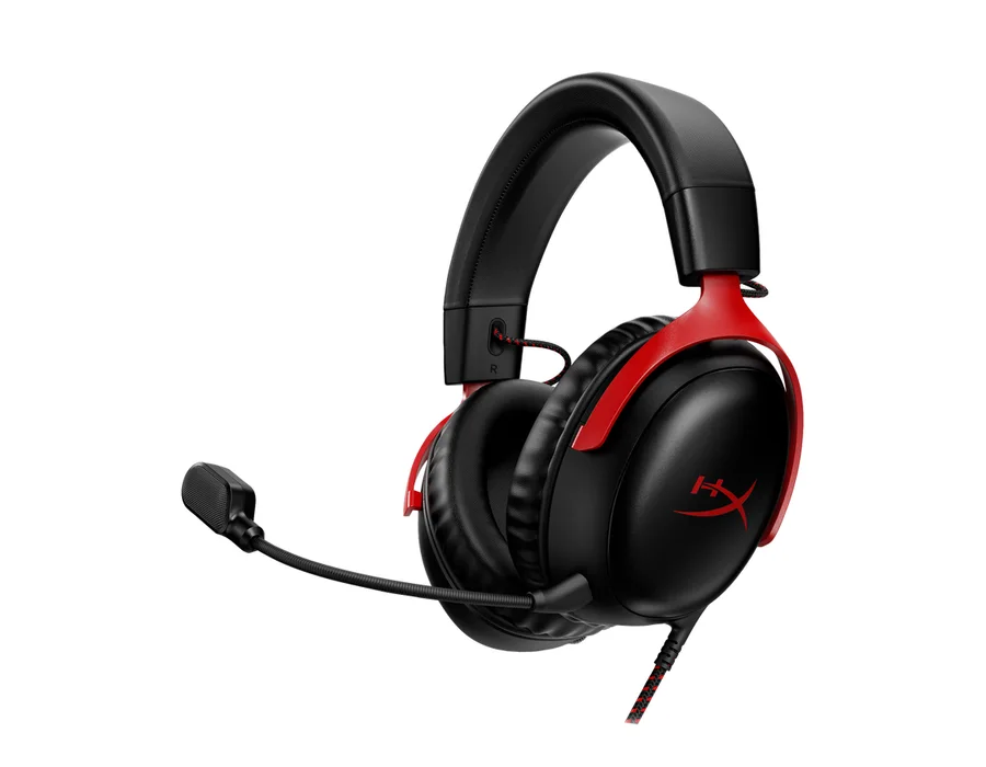 HyperX Cloud III - Gaming Headset (Black/Red)