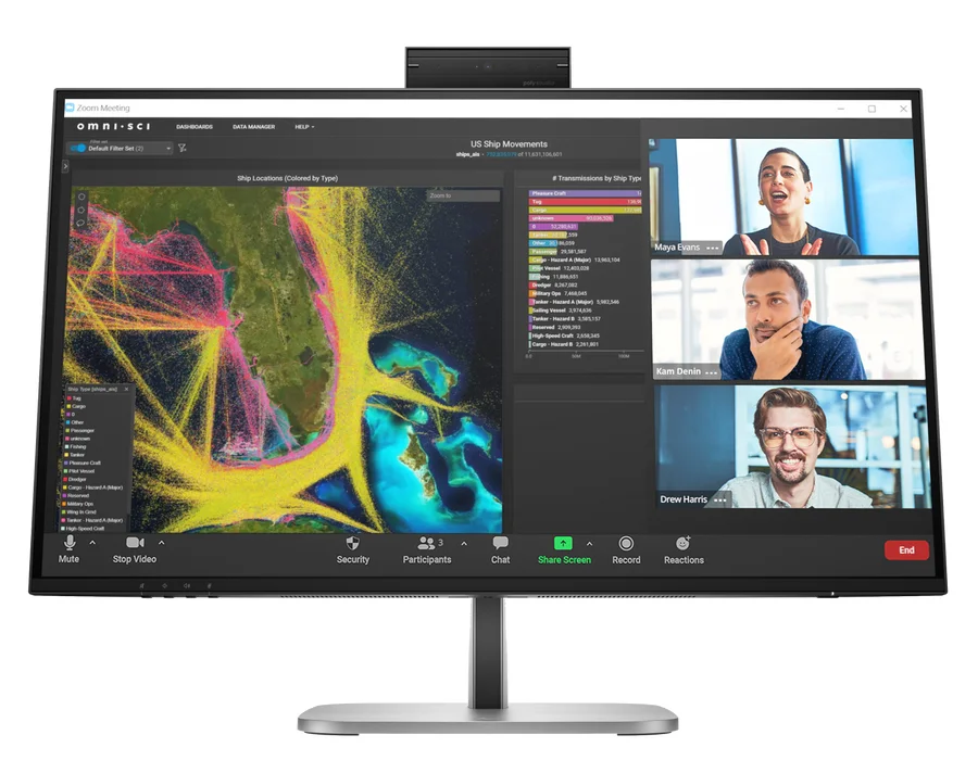 HP Series 5 Pro 27 inch QHD USB-C Conferencing Monitor - 527pm