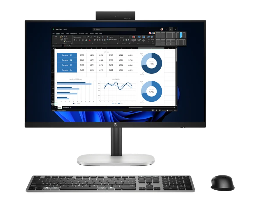 HP ProStudio 4 All-in-One G1i 23.8 inch Desktop AI PC — DE2Q6PT