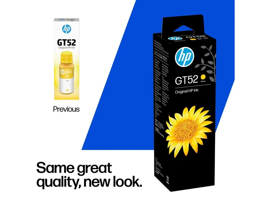 HP GT52 YELLOW INK