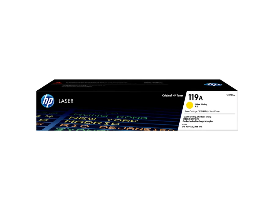 HP 119A Yellow Original Laser Toner Cartridge