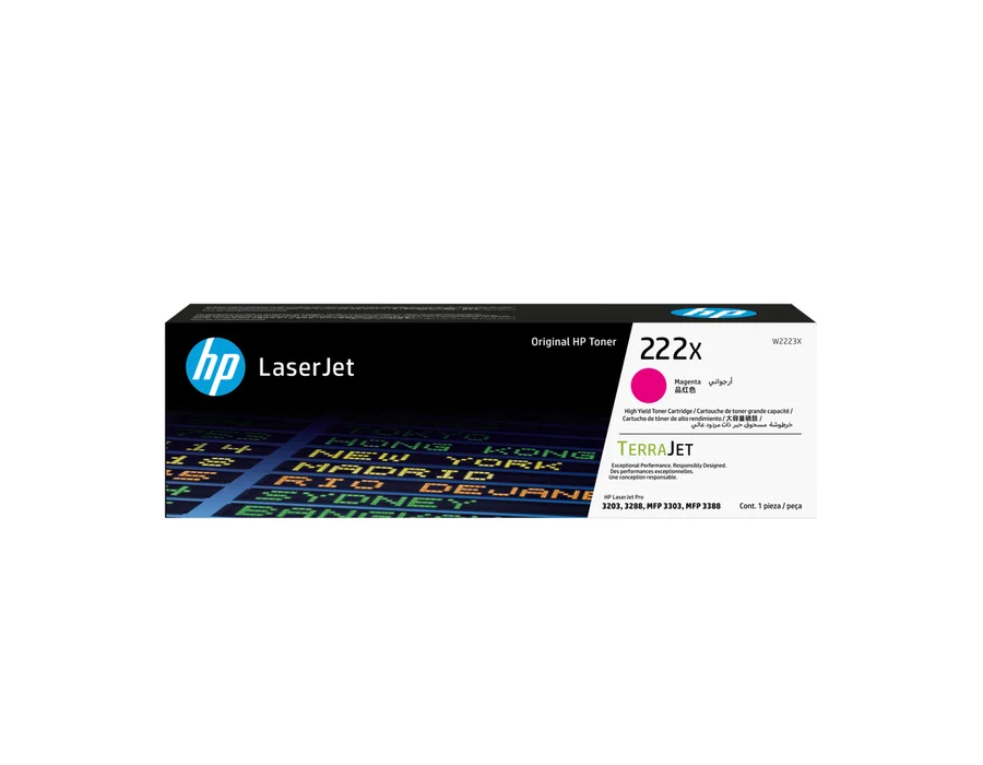 HP 222X High Yield Magenta Original LaserJet Toner Cartridge