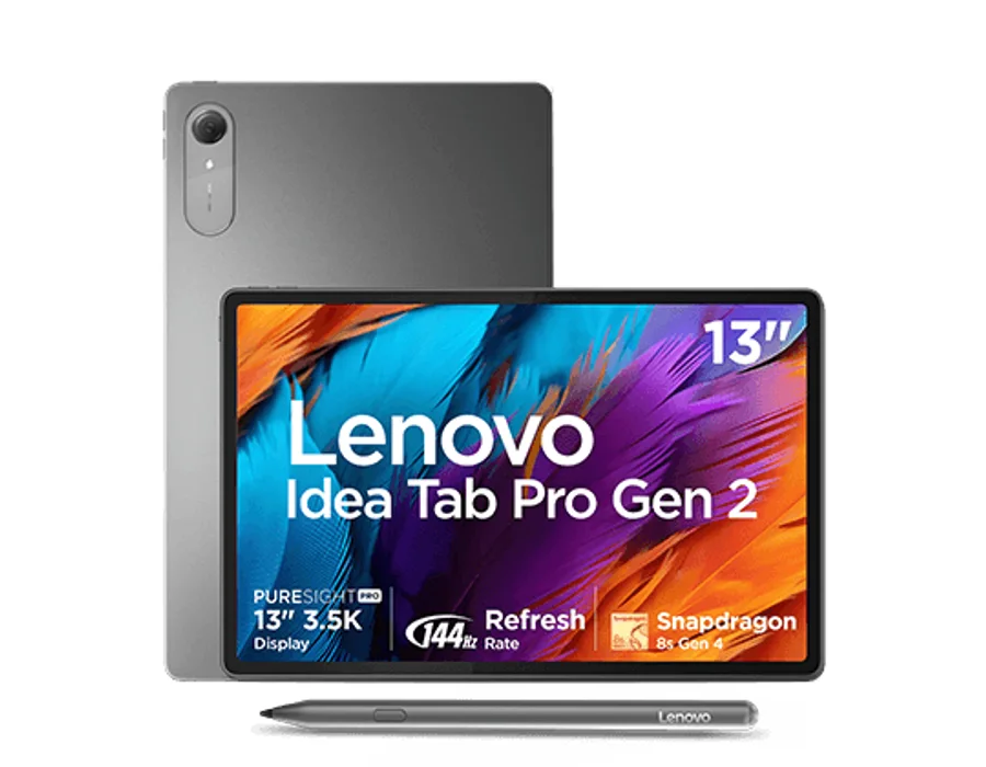 Lenovo Idea Tab Pro Gen 2 33.02 cms (13) 12 GB 256 GB Wi-Fi + Pen + 1 Year ADP - Luna Grey