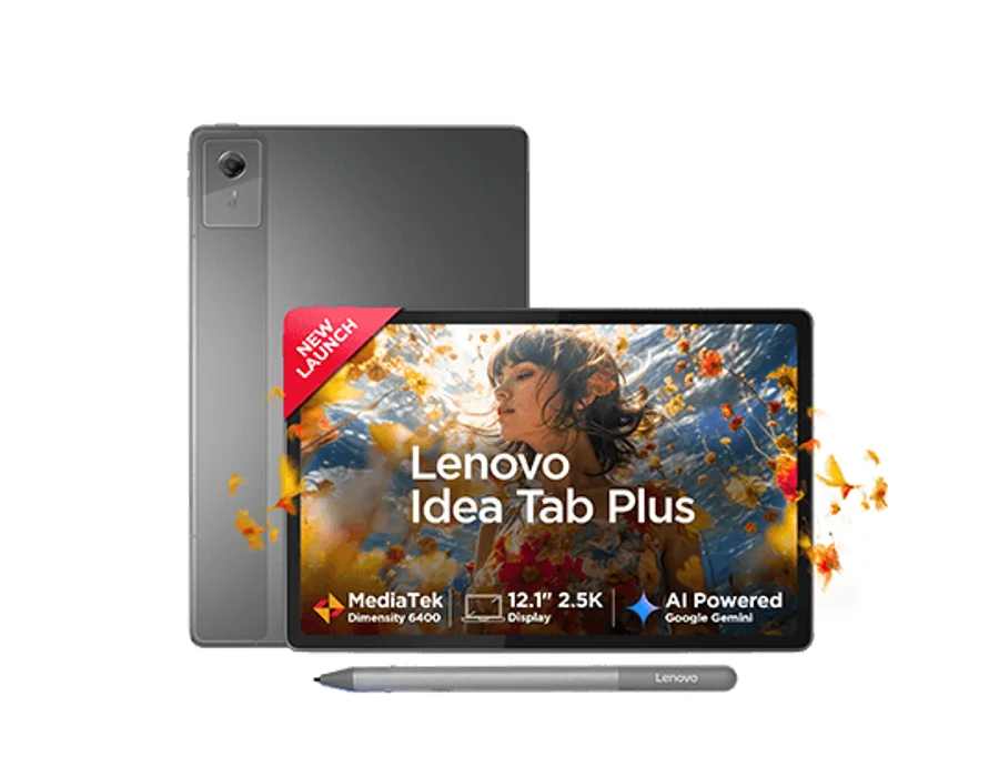 Lenovo Idea Tab Plus 30.73 cms (12.1) 12 GB 256 GB 5G + Pen + Folio Keyboard - Luna Grey