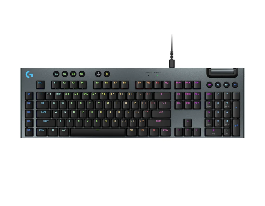 Logitech G G915 X Wired Gaming Keyboard - Black - English US (QWERTY) – Tactile