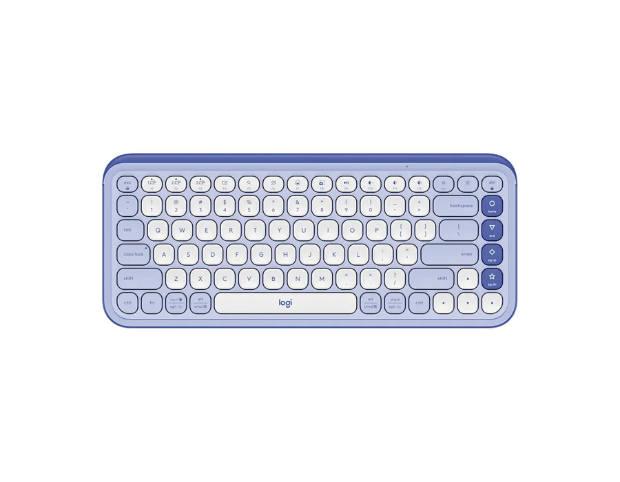 Logitech POP Icon Keys - Lilac & Off White - English US (QWERTY)