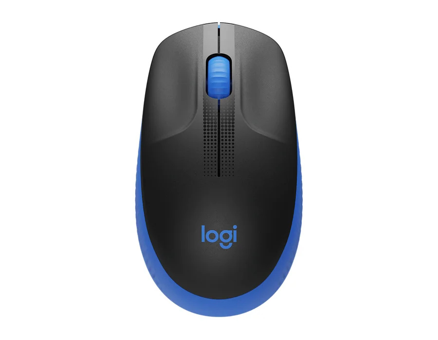 Logitech M190 Full-Size Wireless Mouse - Blue