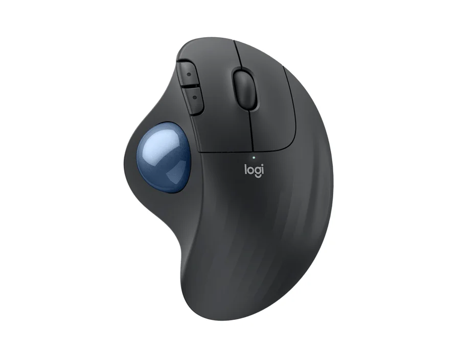 Logitech ERGO M575S - Graphite + Blue Ball