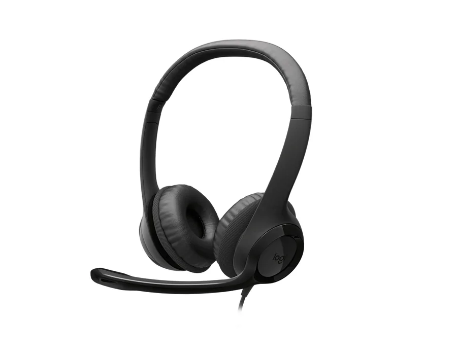 Logitech H390 USB Computer Headset - Black