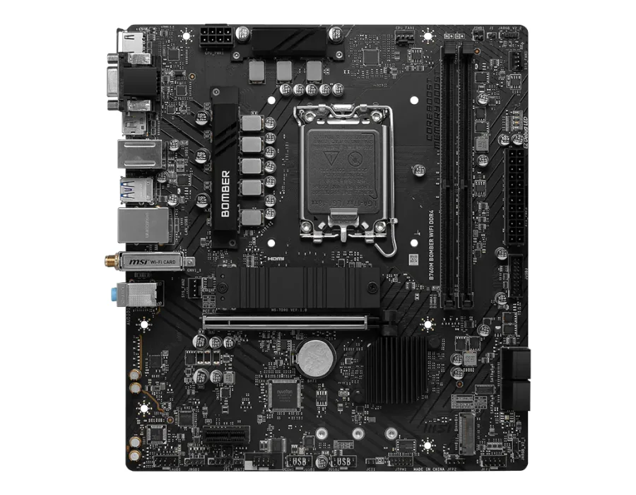 MSI B760M BOMBER WIFI DDR4