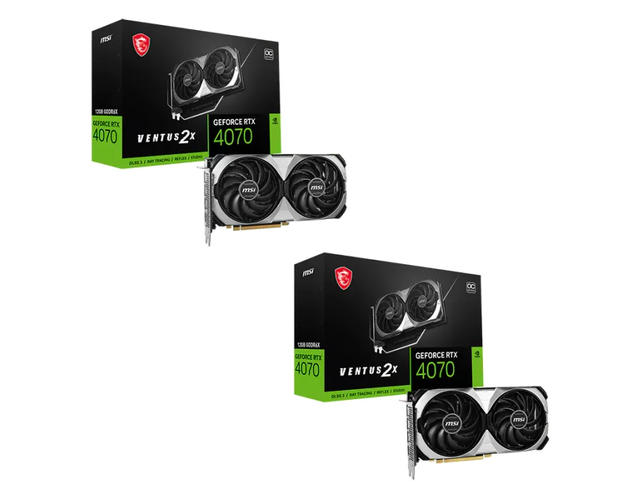 MSI GeForce RTX™ 4070 VENTUS 2X E 12G OC