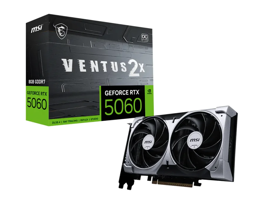 MSI GeForce RTX™ 5060 8G VENTUS 2X OC