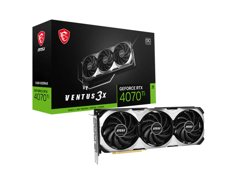 MSI GeForce RTX™ 4070 Ti VENTUS 3X 12G OCV1