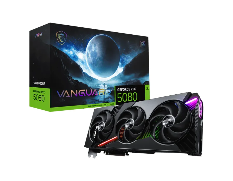 MSI GeForce RTX™ 5080 16G VANGUARD SOC