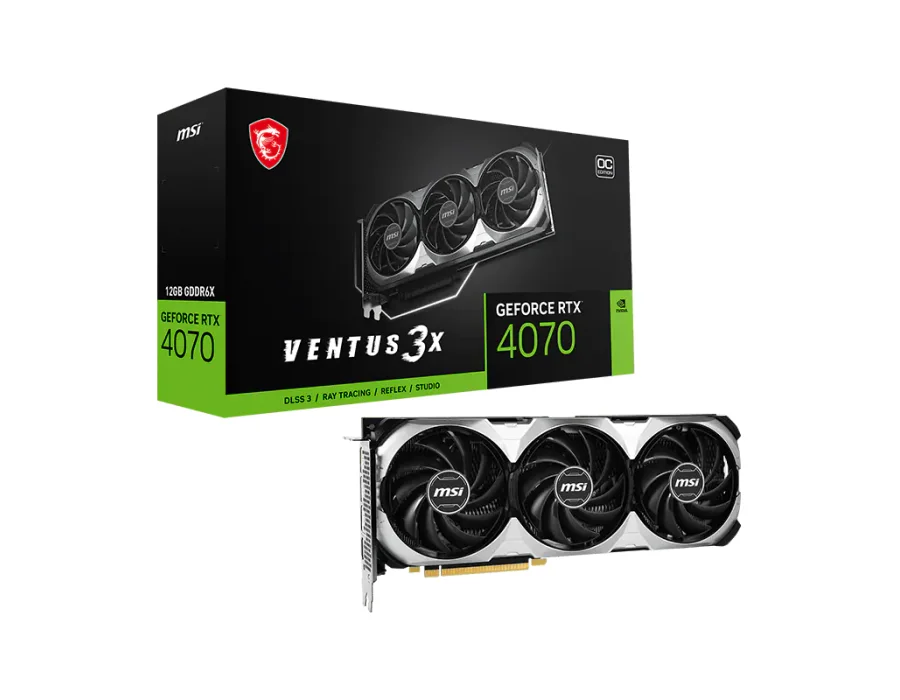 MSI GeForce RTX™ 4070 VENTUS 3X 12G OC